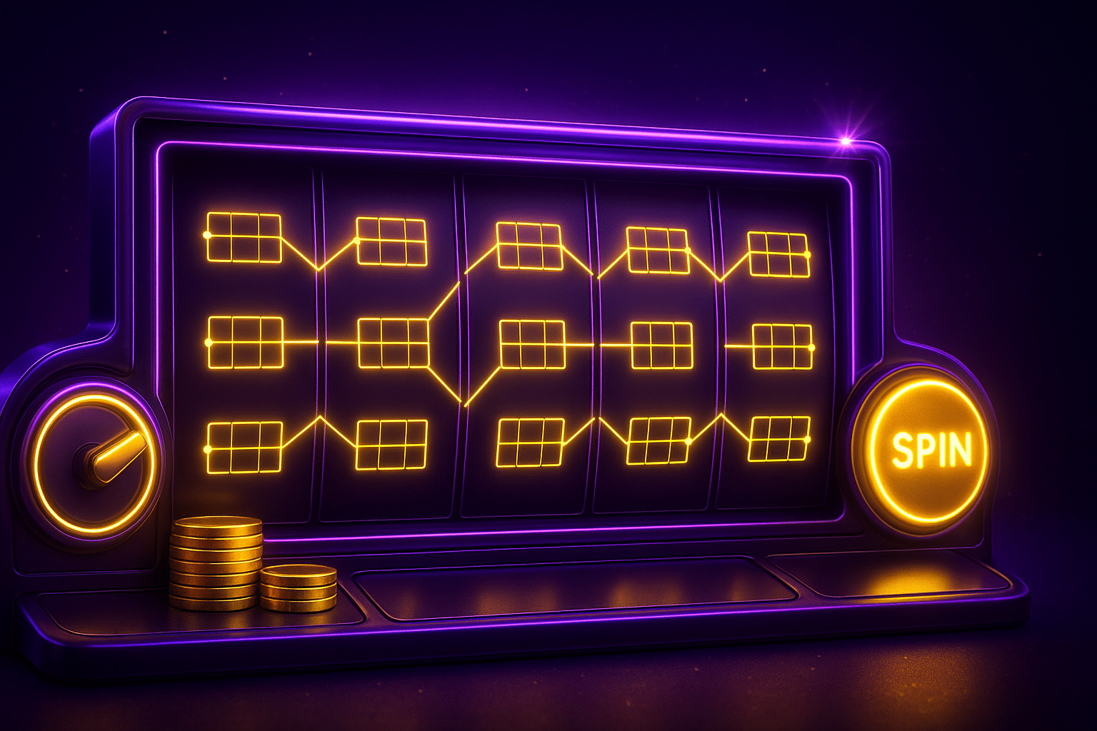 ภาพประกอบวิธีเล่นสล็อตแตกง่ายด้วย วิธีเล่น สล็อต มือใหม่: ตั้งค่าเบท เพย์ไลน์ เริ่มสปิน