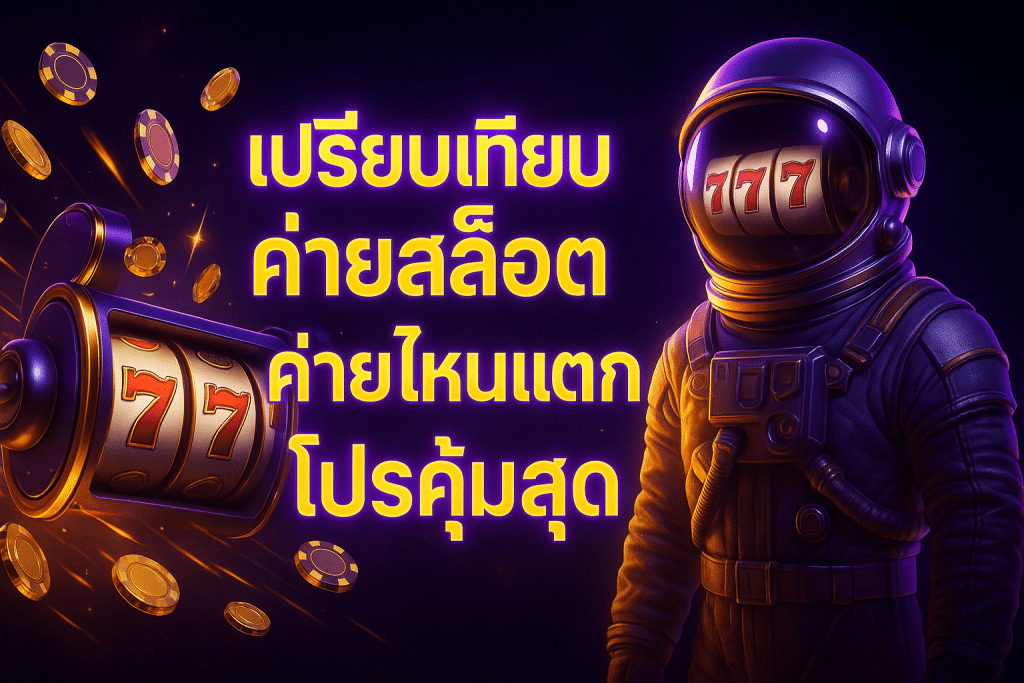 เปรียบเทียบ ค่ายสล็อต